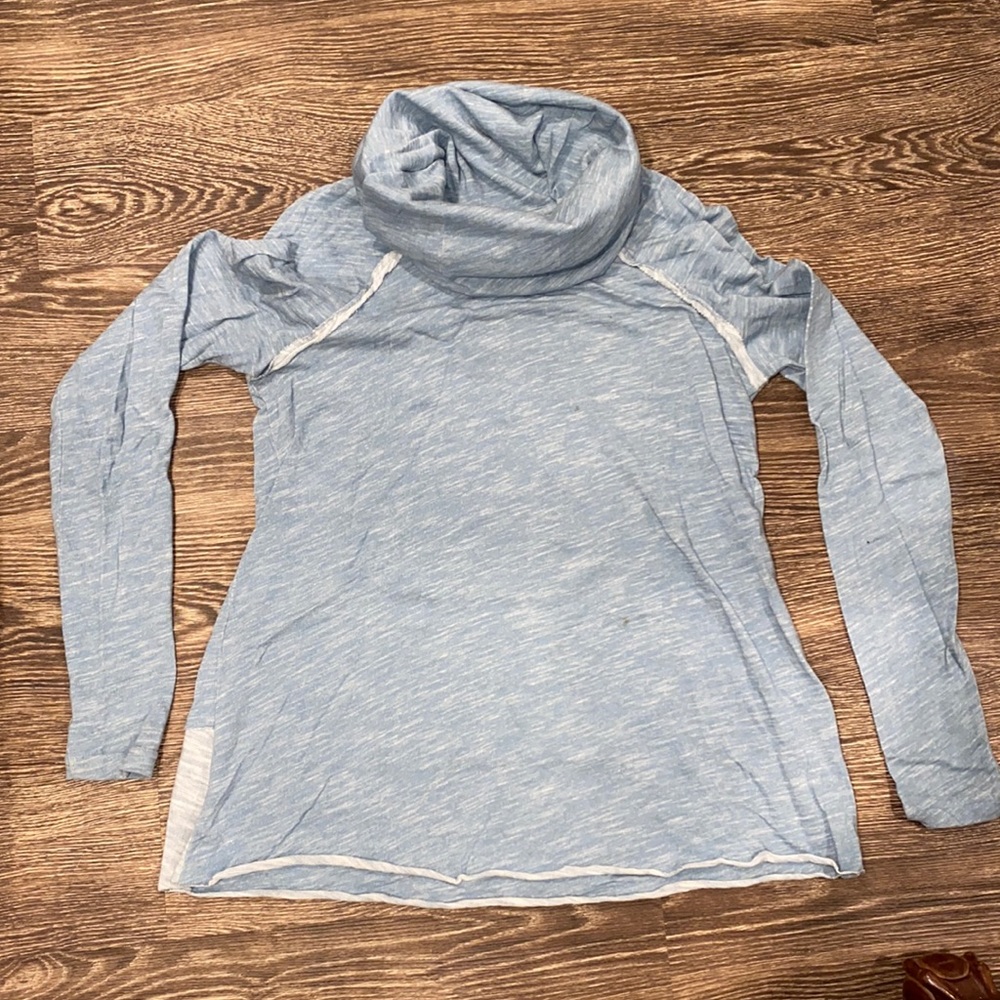 Blue Free people pull over sweatshirt